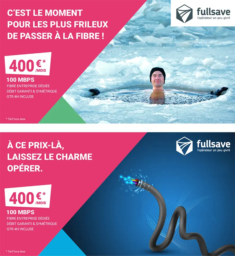 Fullsave, campagne marketing offre fibre